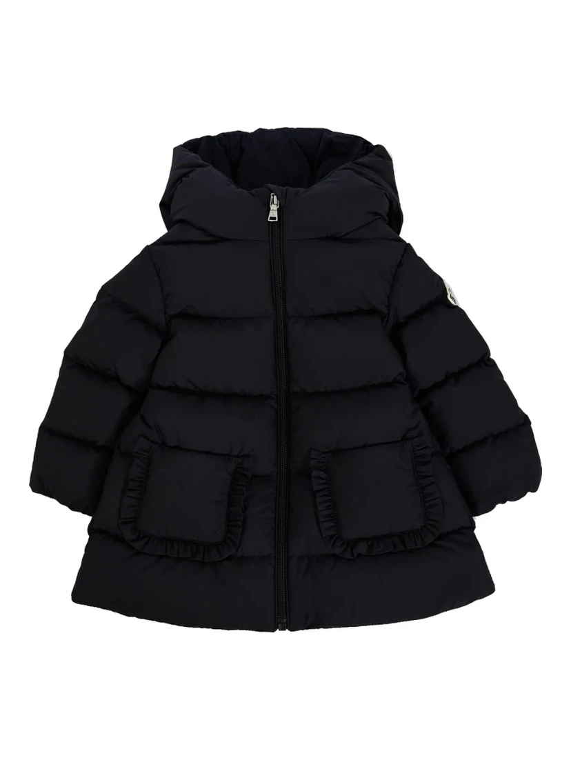 JACKET WITH LOGO AND HOOD