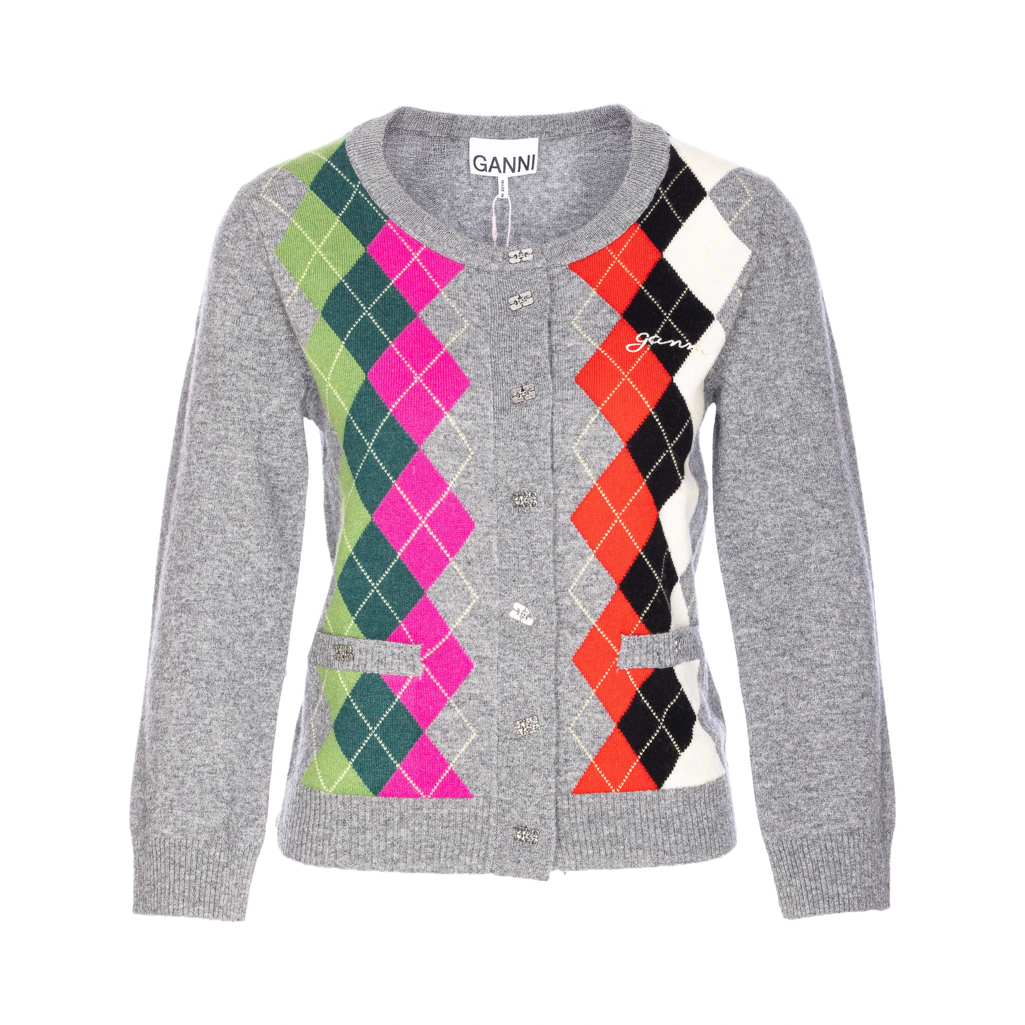 GANNI Sweaters Grey