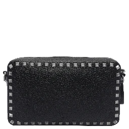Rockstud-embellished messenger bag