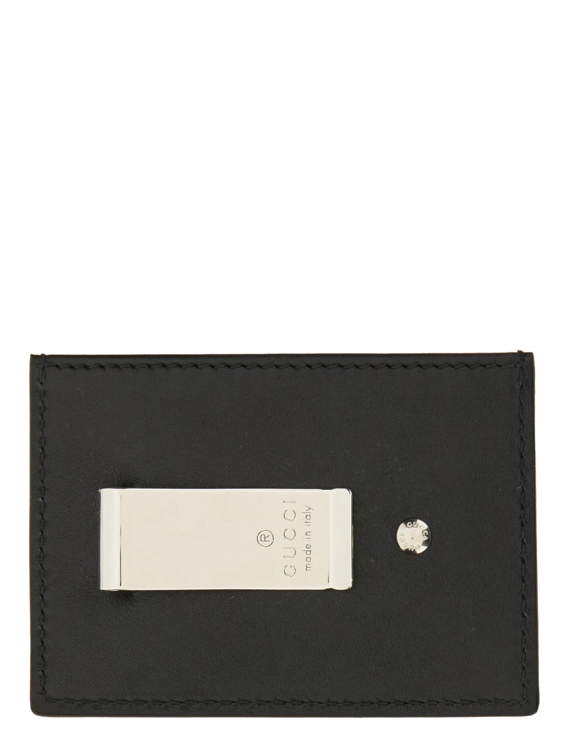 "GG MARMONT" CARD HOLDER WITH MONEY CLIP