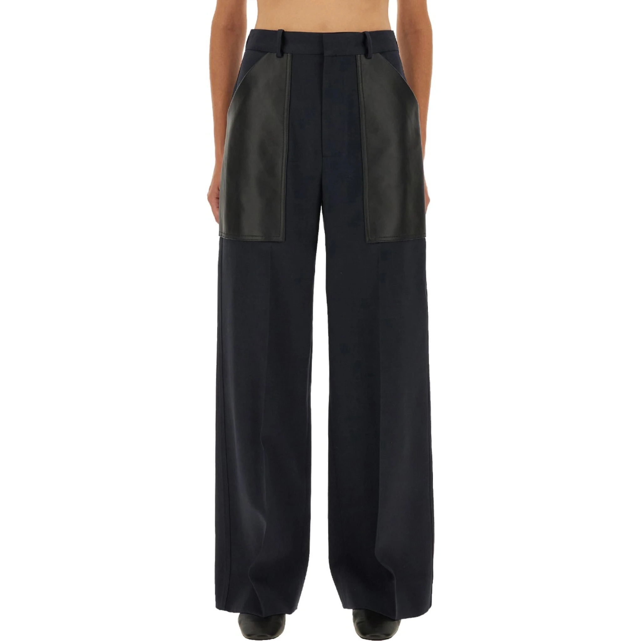 WOOL AND COTTON PANTS