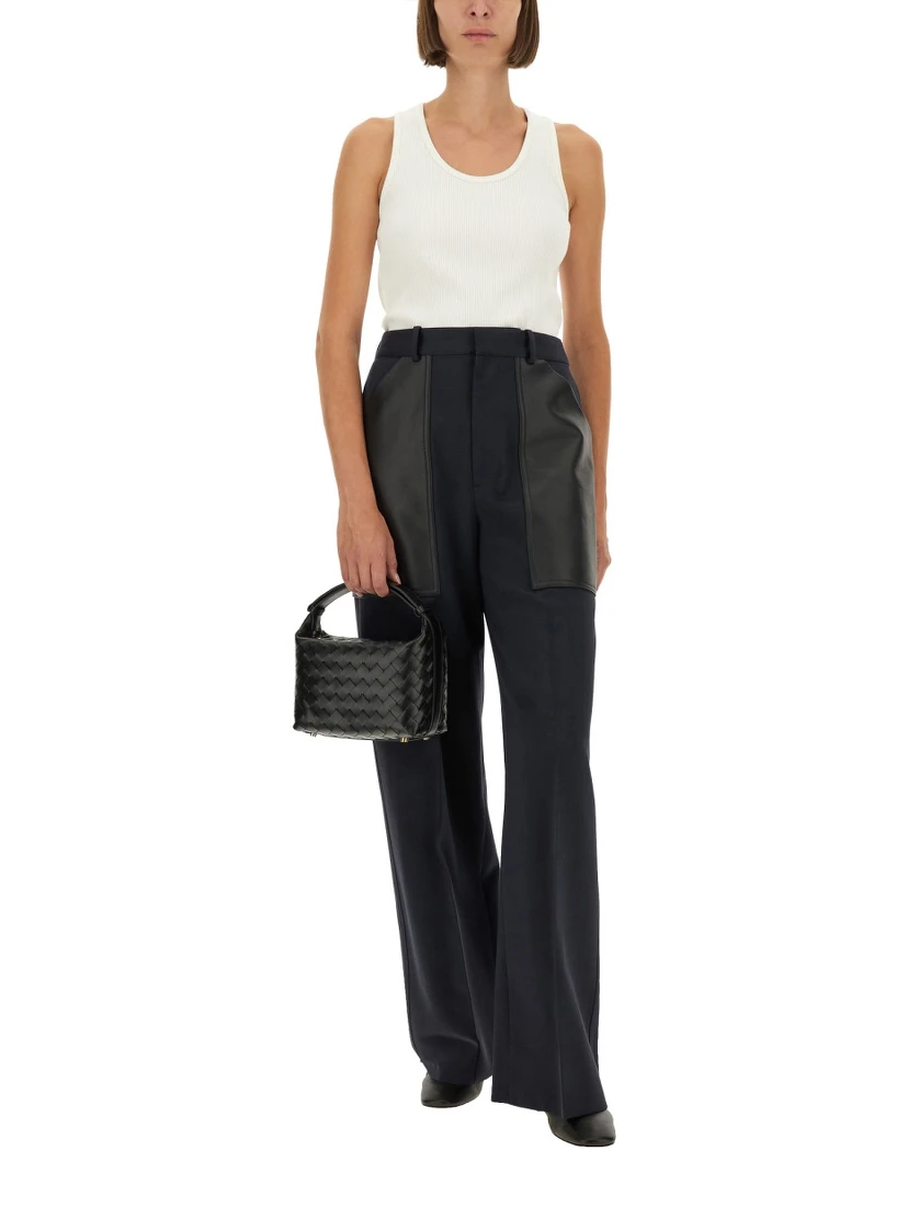 WOOL AND COTTON PANTS