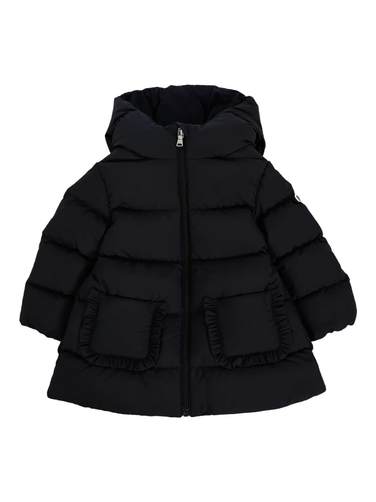 JACKET WITH LOGO AND HOOD