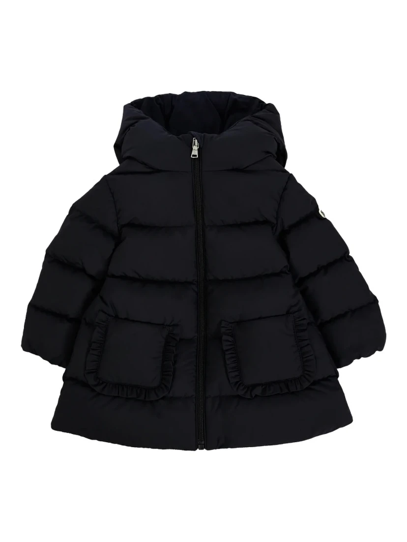 JACKET WITH LOGO AND HOOD