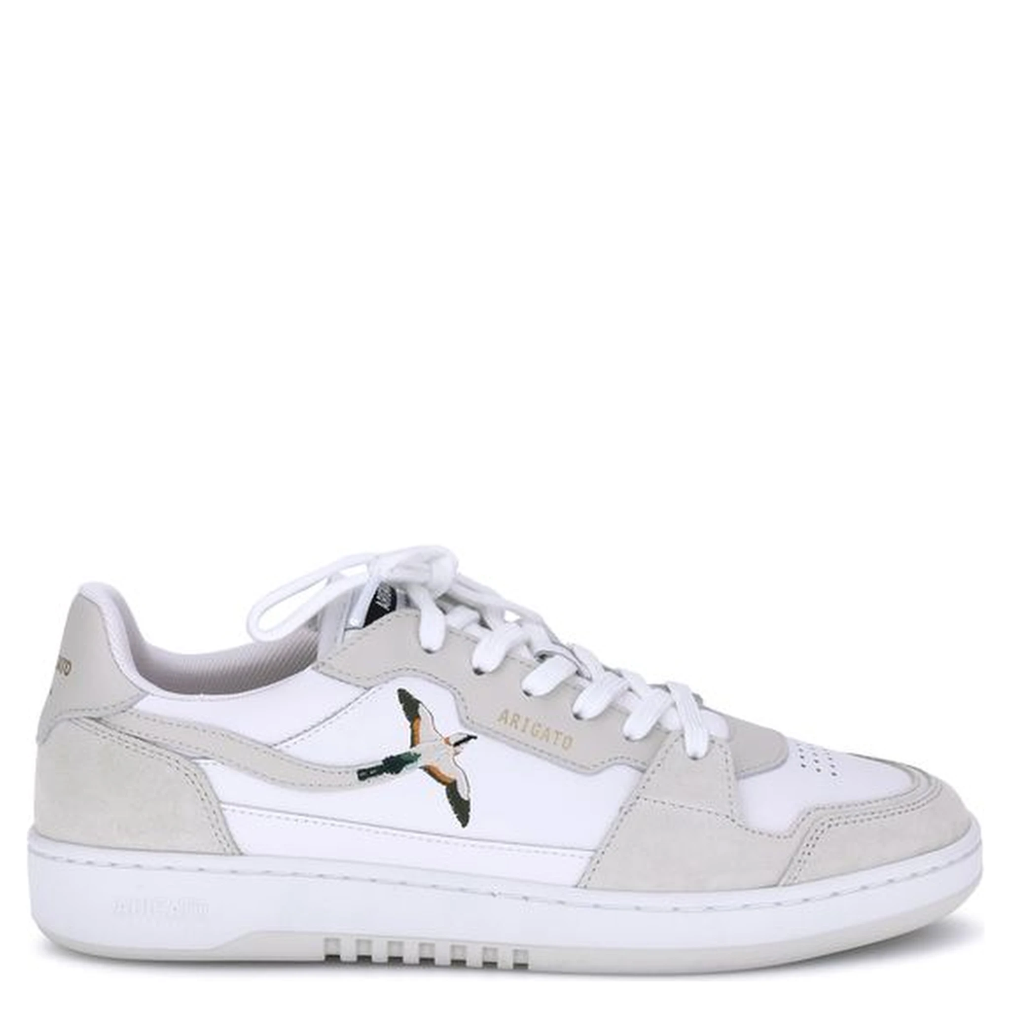 White Recycled Polyester Low Top Sneakers