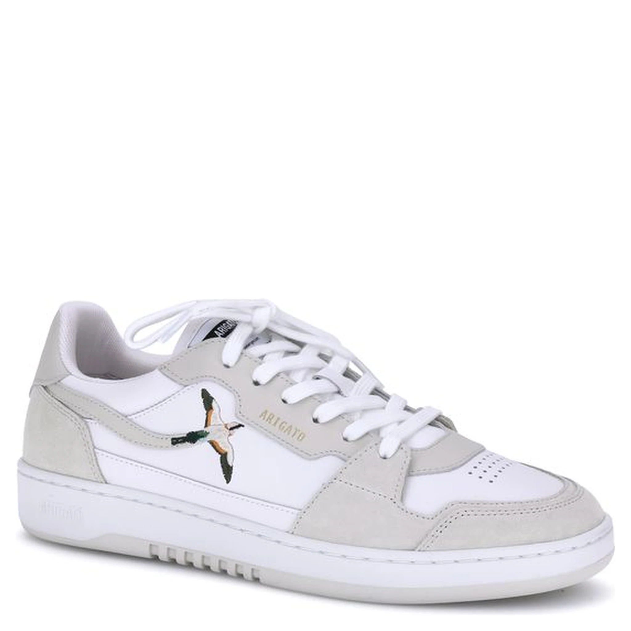 White Recycled Polyester Low Top Sneakers