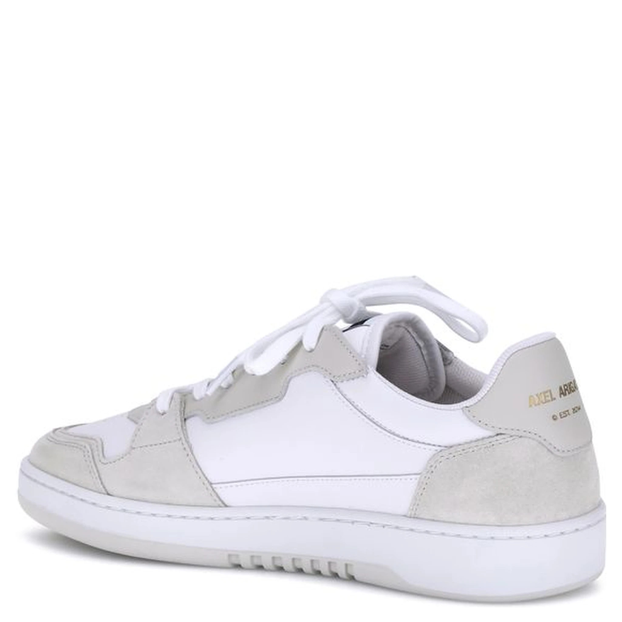 White Recycled Polyester Low Top Sneakers