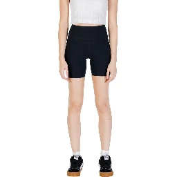 Black Cotton Bermuda Shorts