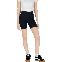 Black Cotton Bermuda Shorts