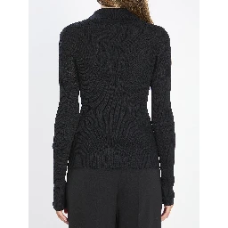 Long-sleeve polo shirt