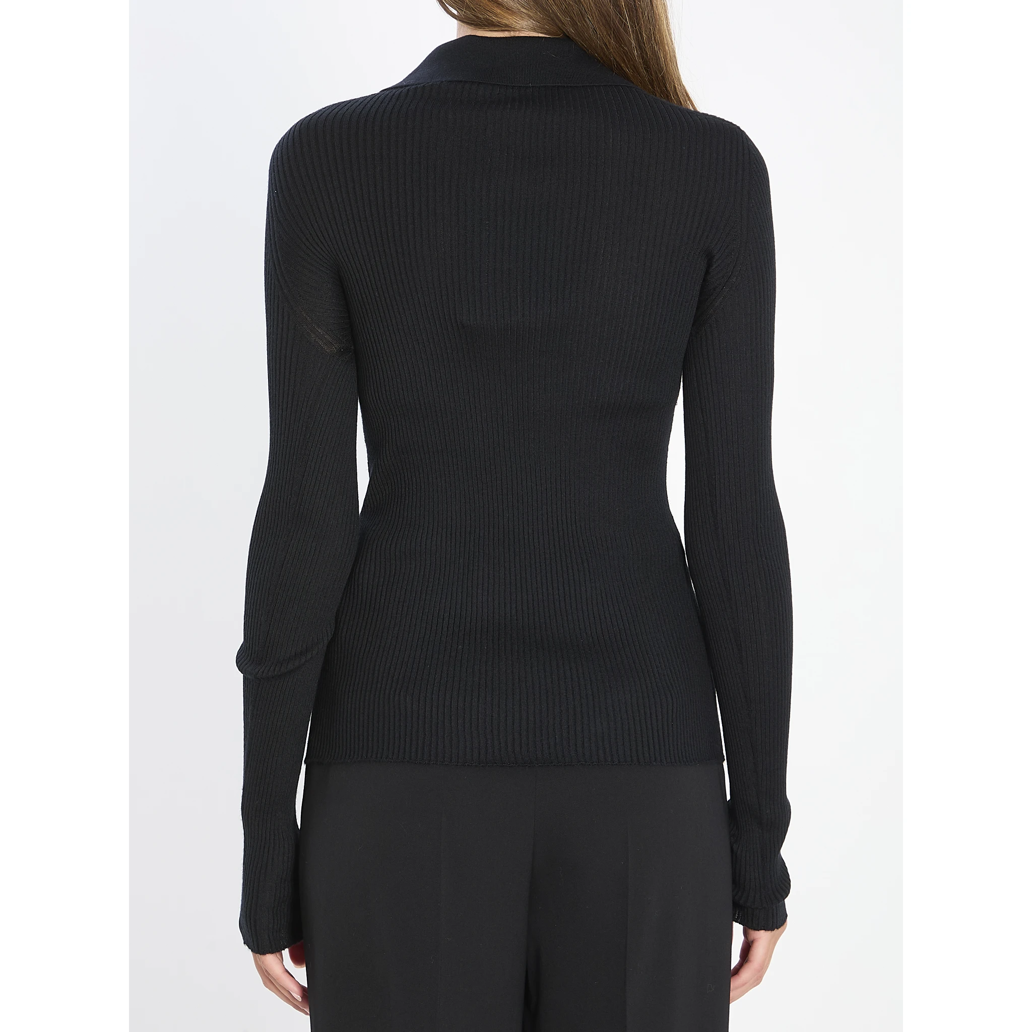 Long-sleeve polo shirt