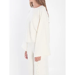 Sweater in fine wool yarn