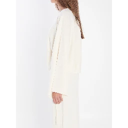 Sweater in fine wool yarn