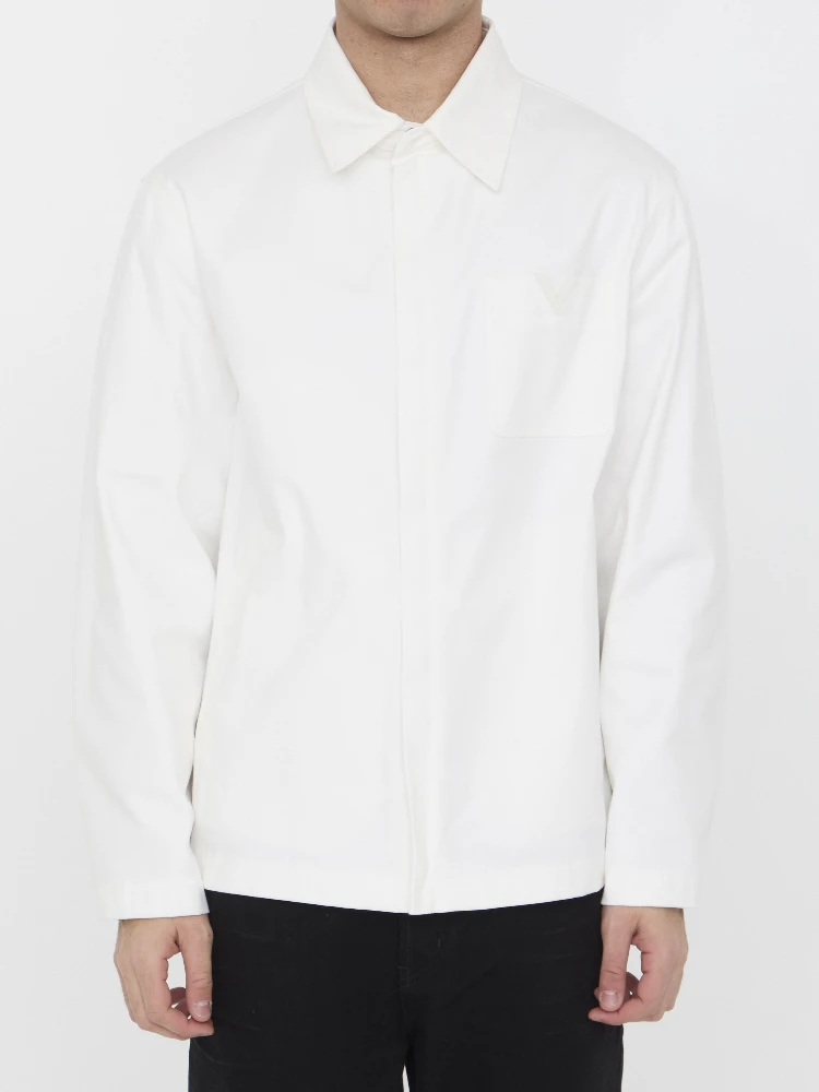 V Detail jacket