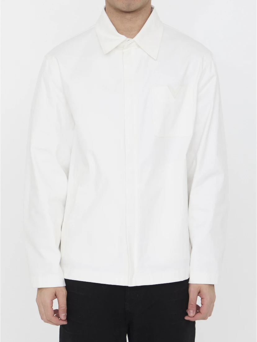 V Detail jacket