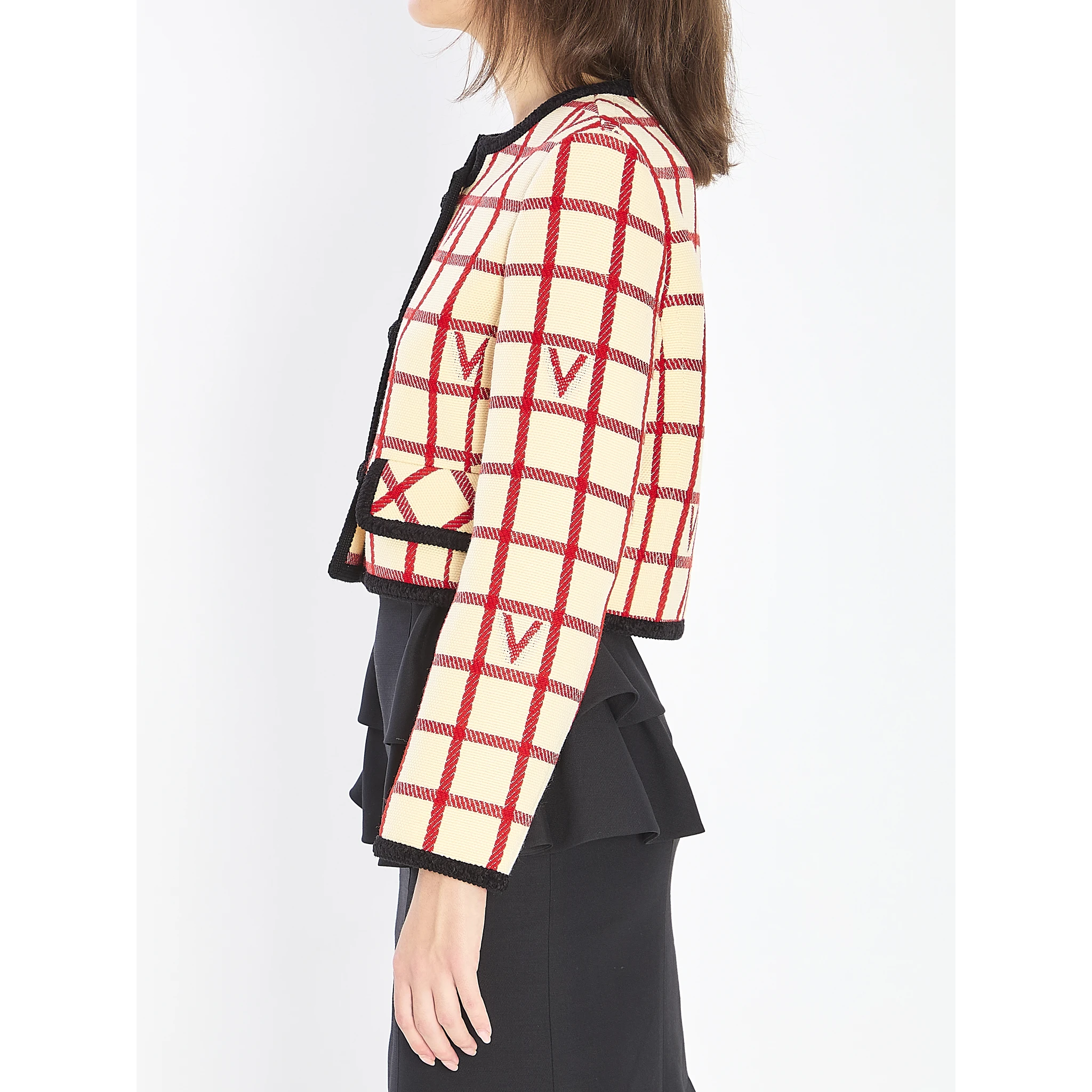 VLogo Check jacket