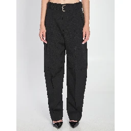 Trousers in wool