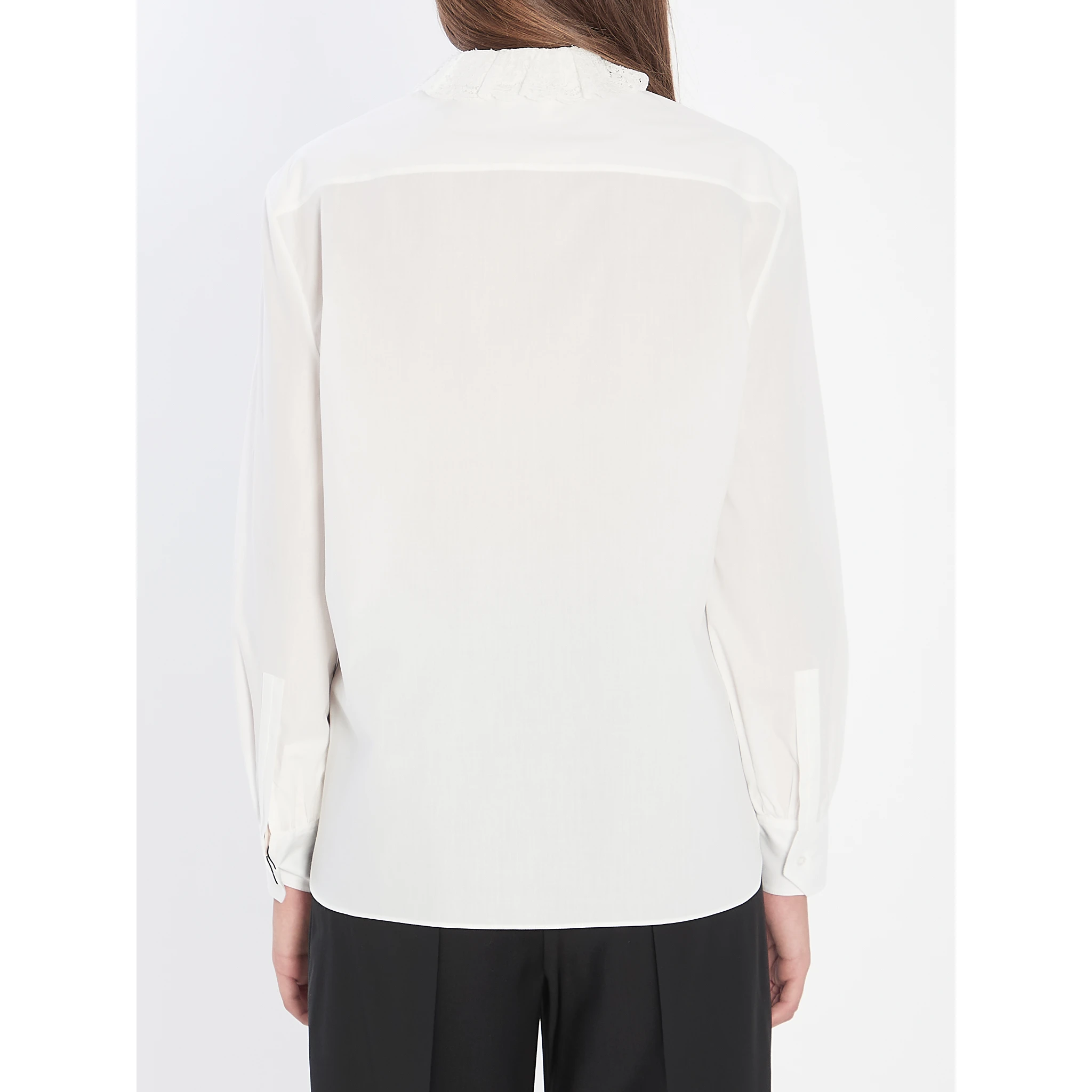 Shirt in cotton poplin