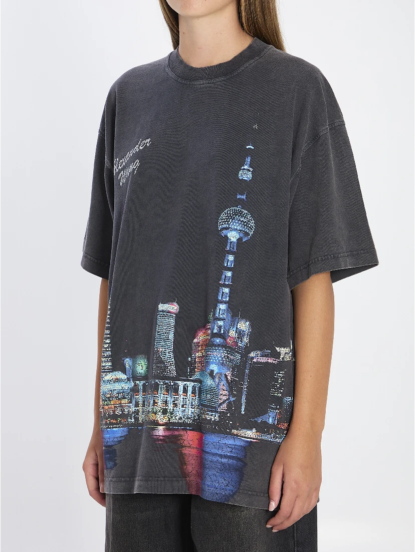 T-shirt with rhinestones