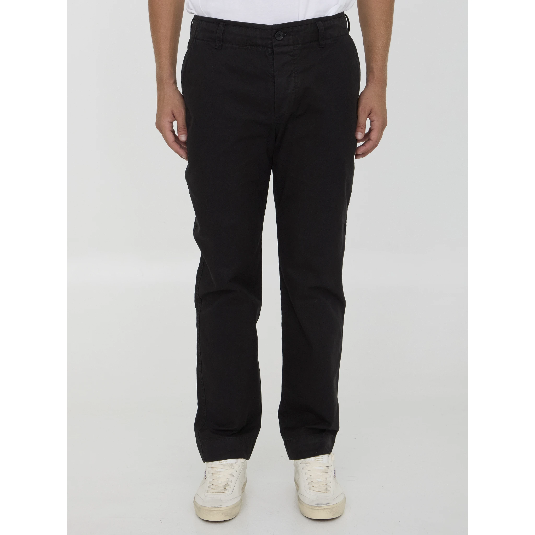 Rigid canvas pants
