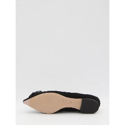 I Love Vivier ballerinas with rose