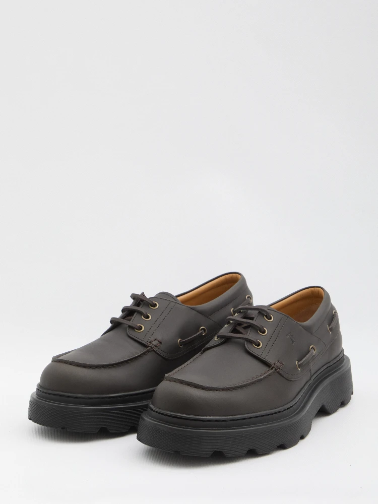 Tank tread boat loafer alternative