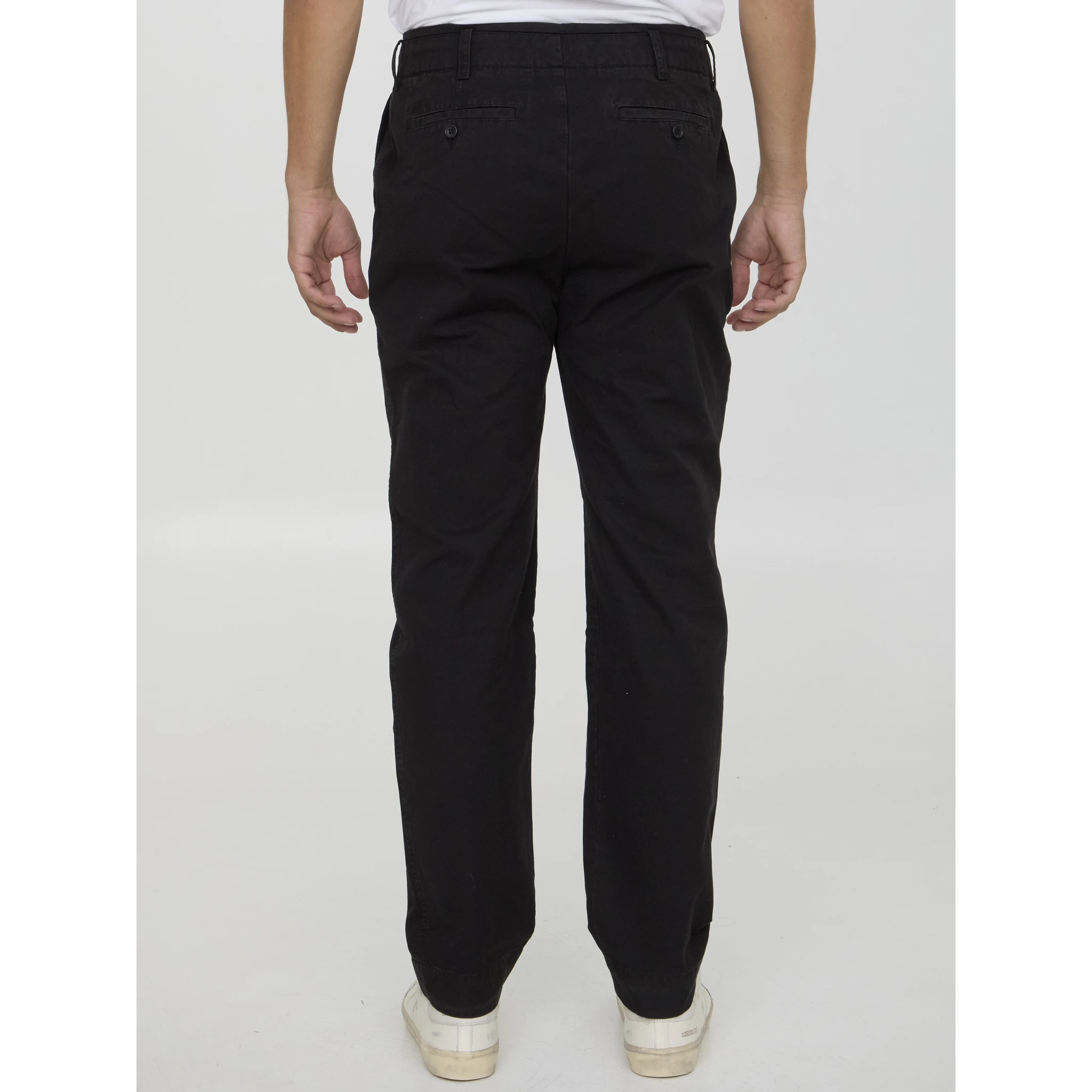 Rigid canvas pants
