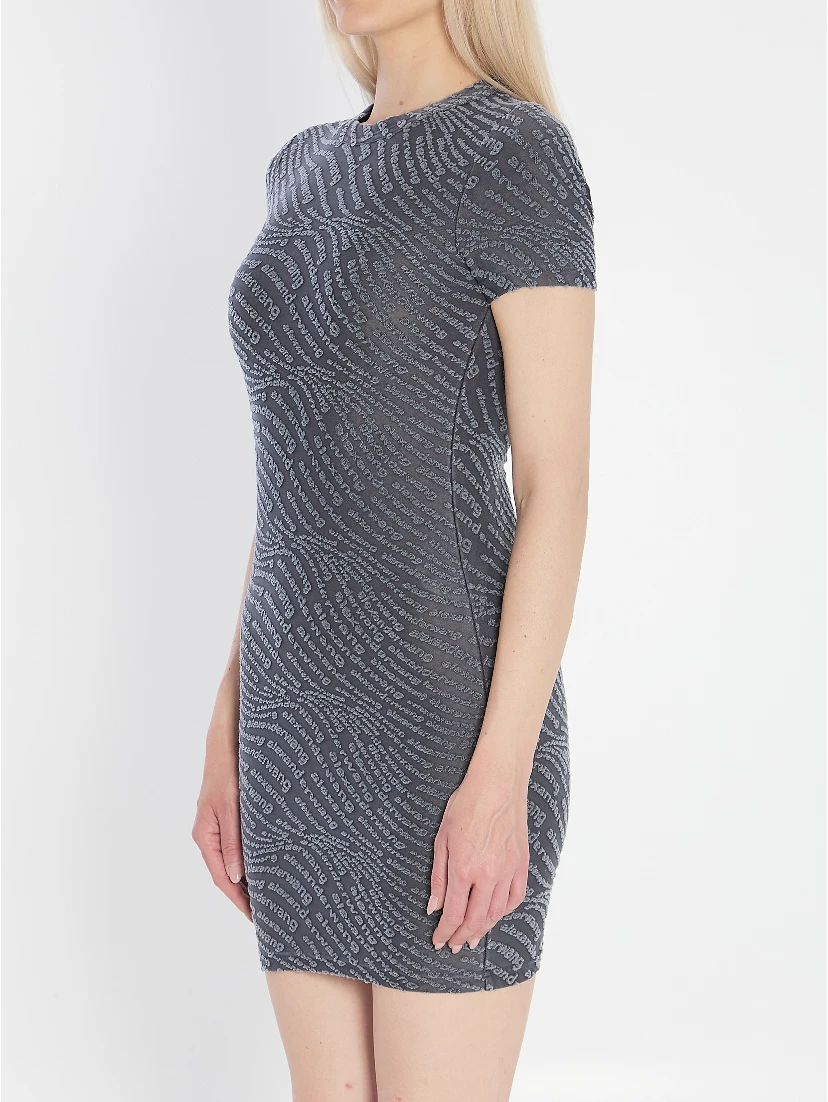 Mini dress in graphite