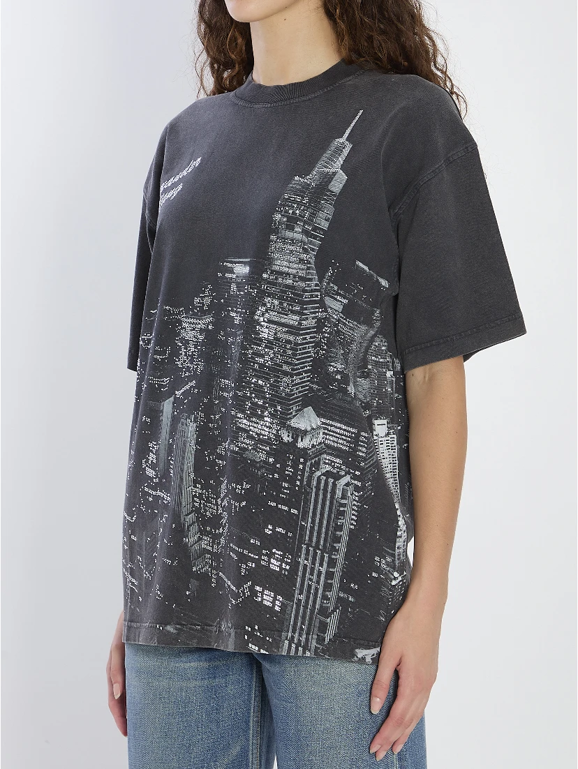 T-shirt with rhinestones