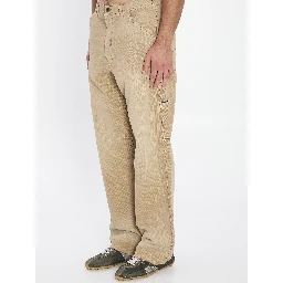 Beige cargo jeans