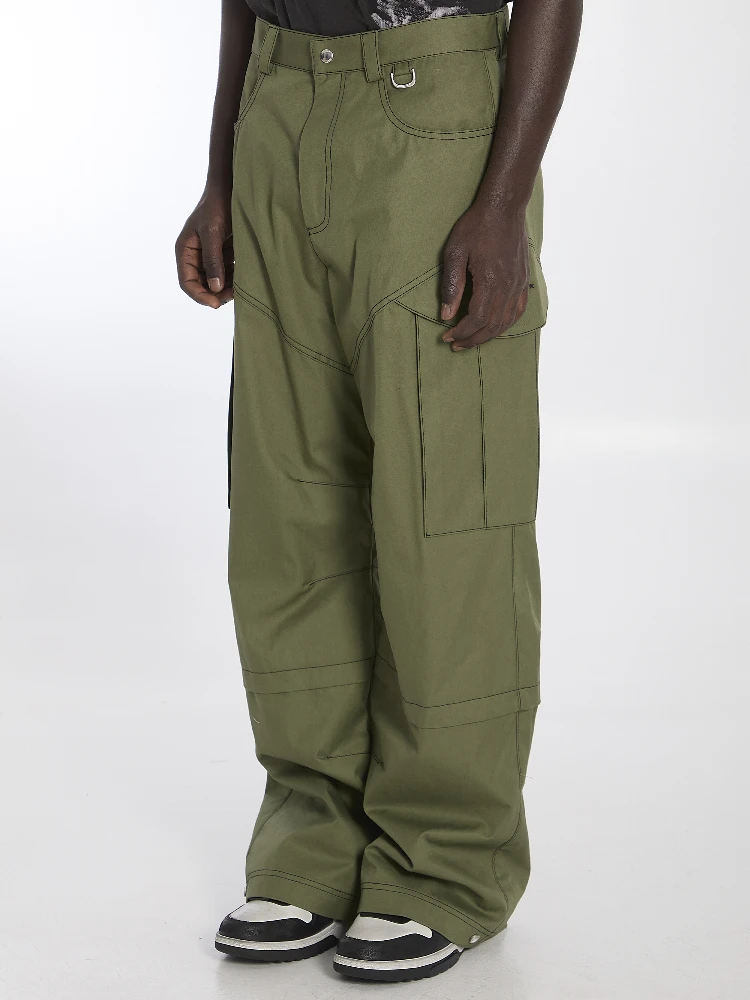 Cargo pants in cotton alternative