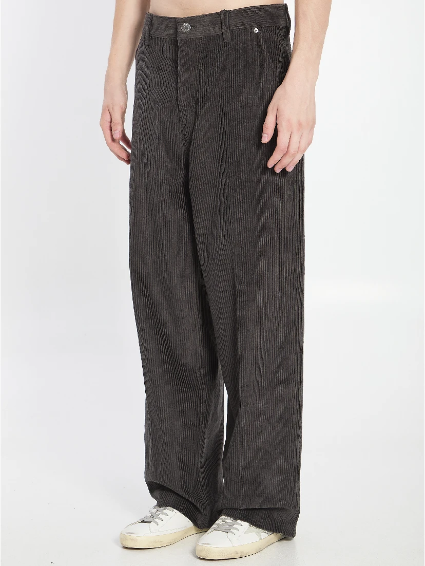 Corduroy velvet pants
