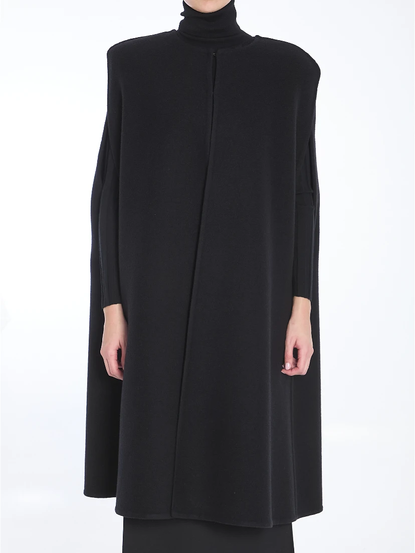 Fluffy Cashmere Blend cape