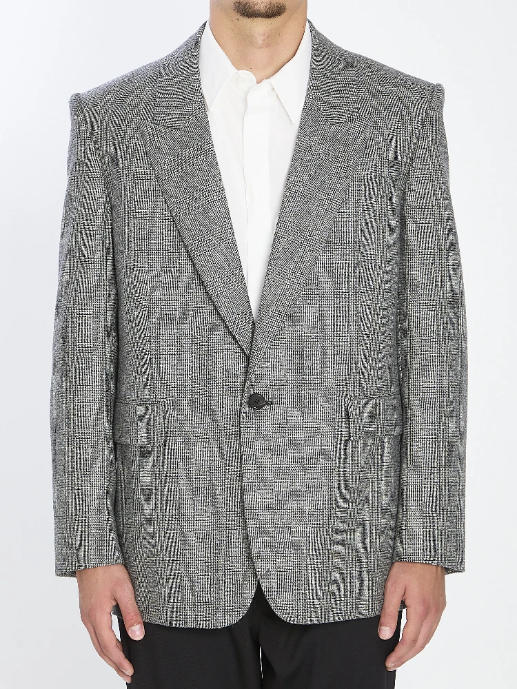 Wool flannel jacket