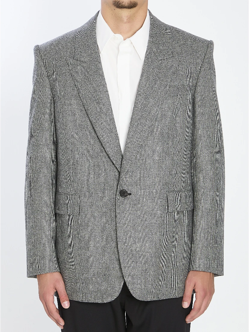Wool flannel jacket