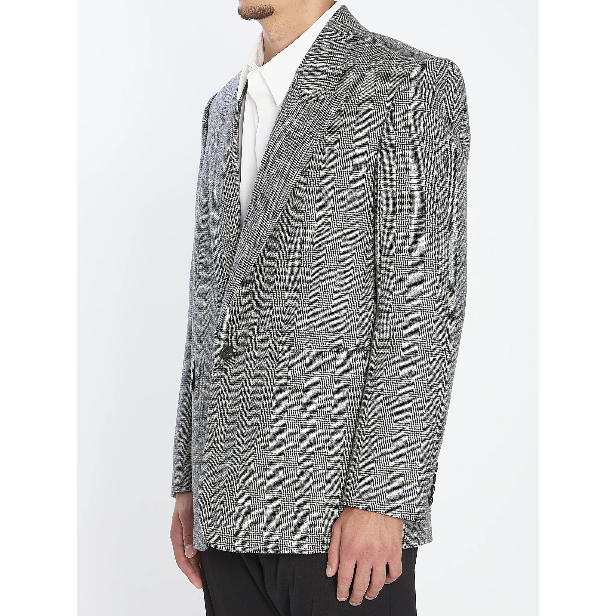 Wool flannel jacket