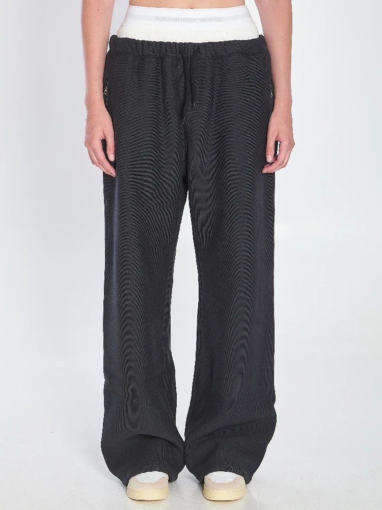 Sweatpants with brief
