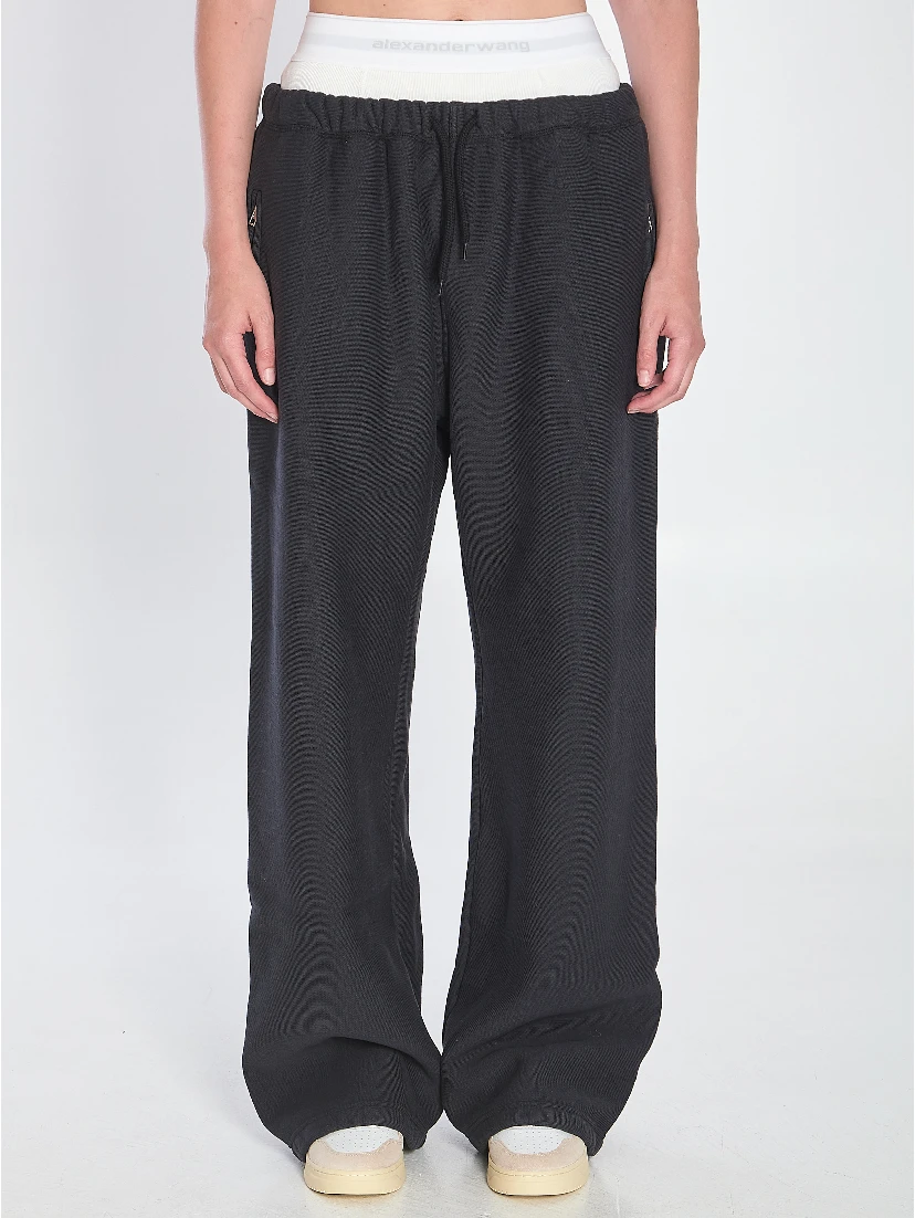 Sweatpants with brief