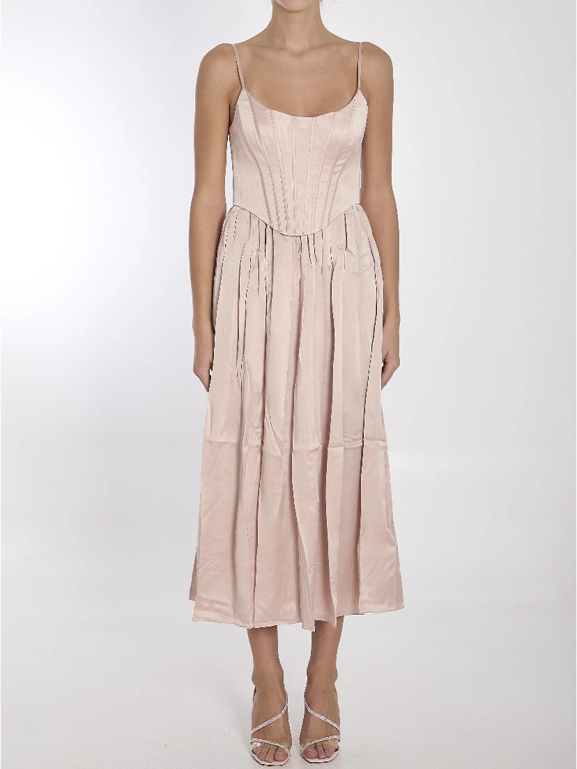 Corset midi dress