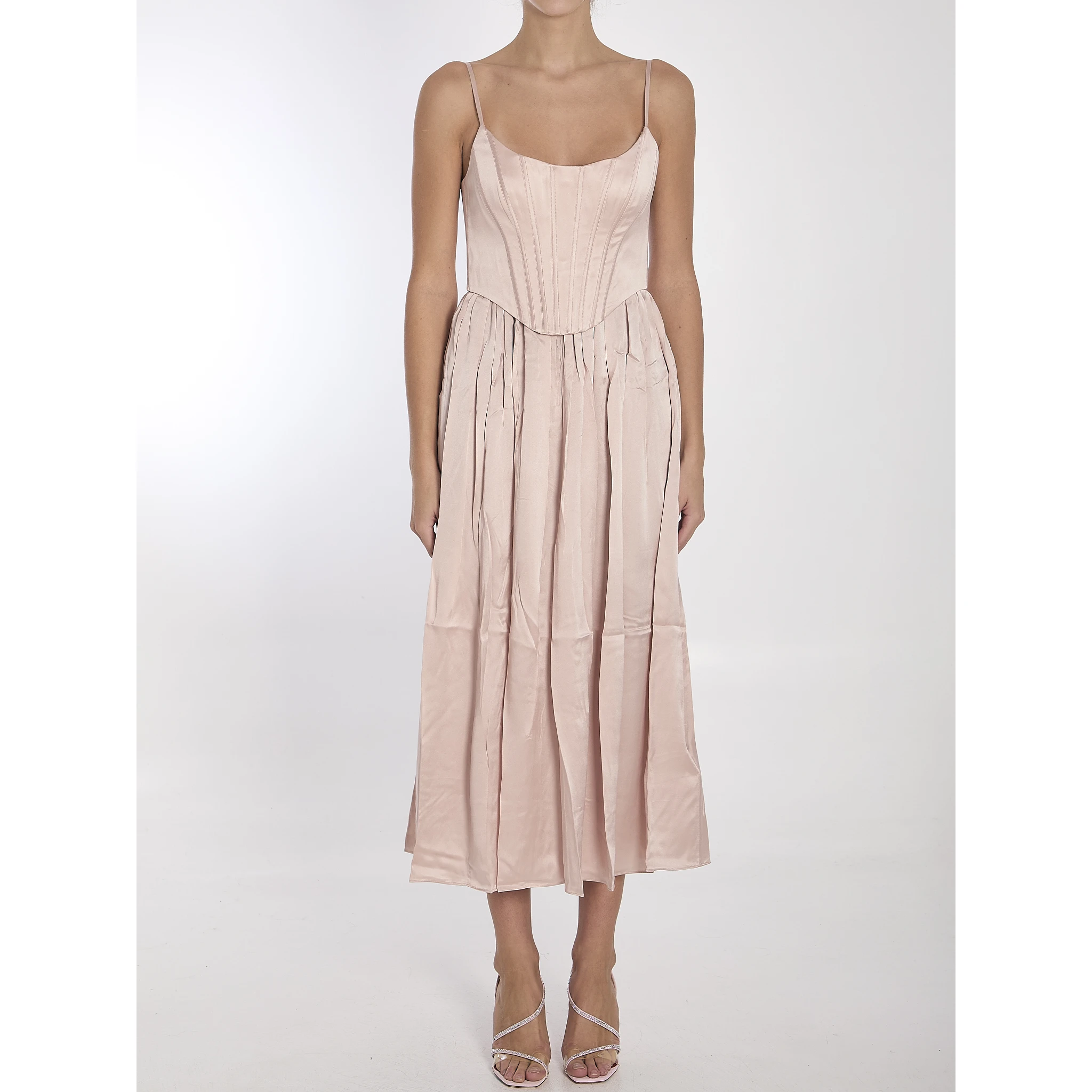 Corset midi dress