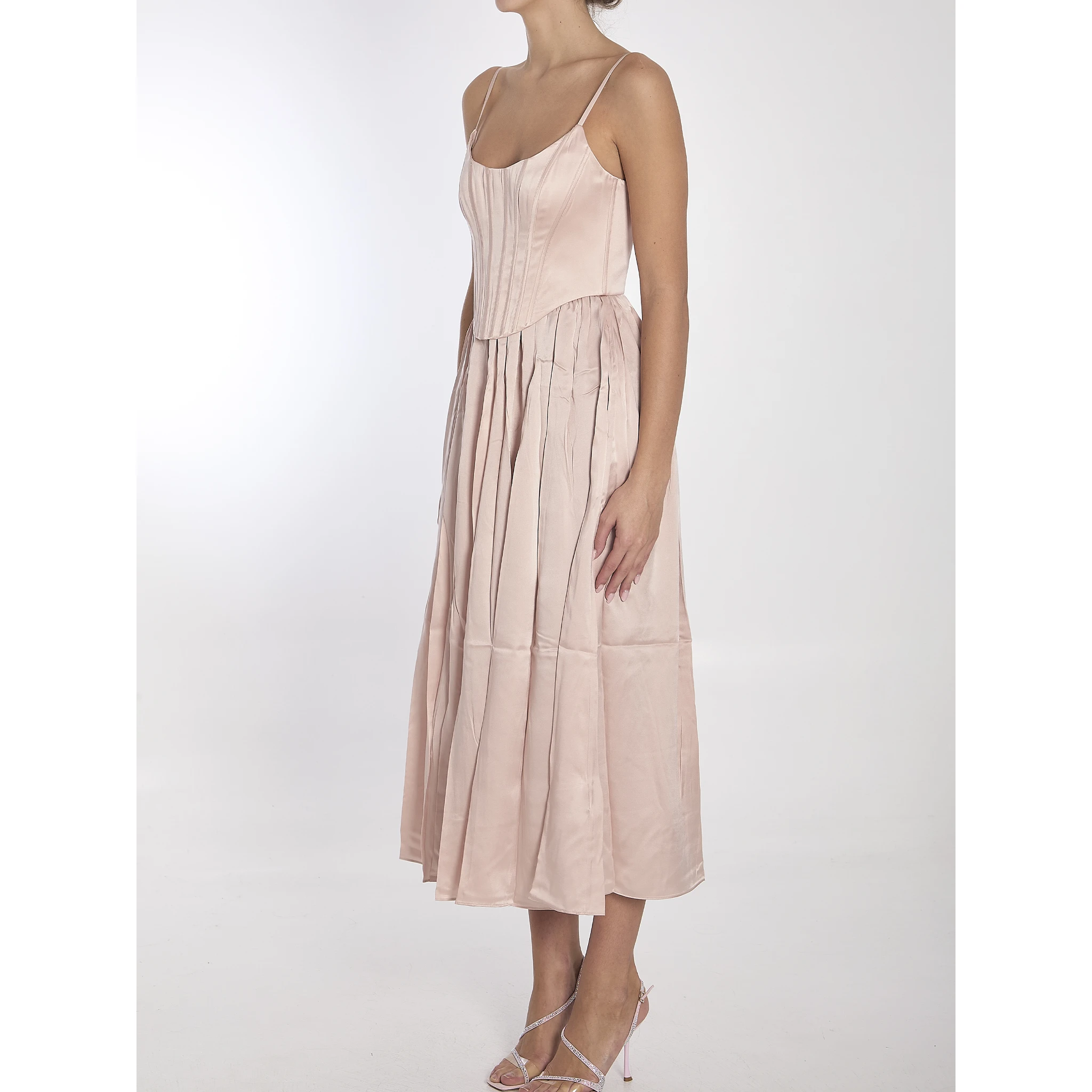 Corset midi dress
