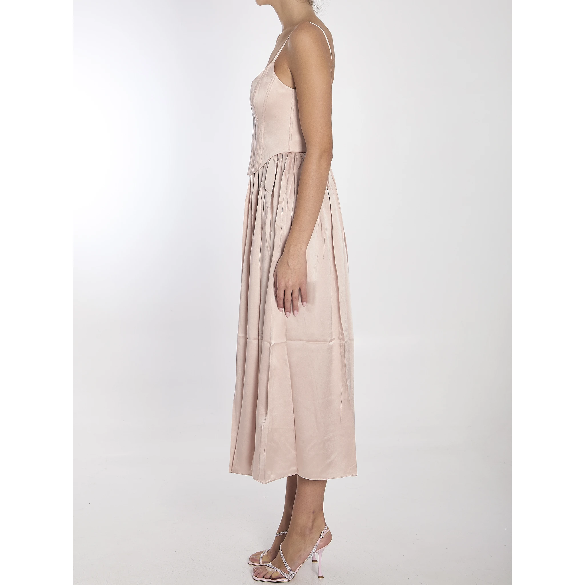 Corset midi dress