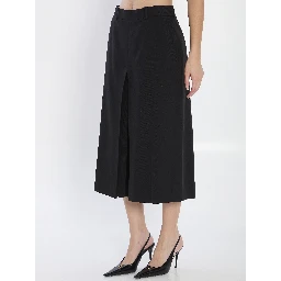 Wool skirt-pants
