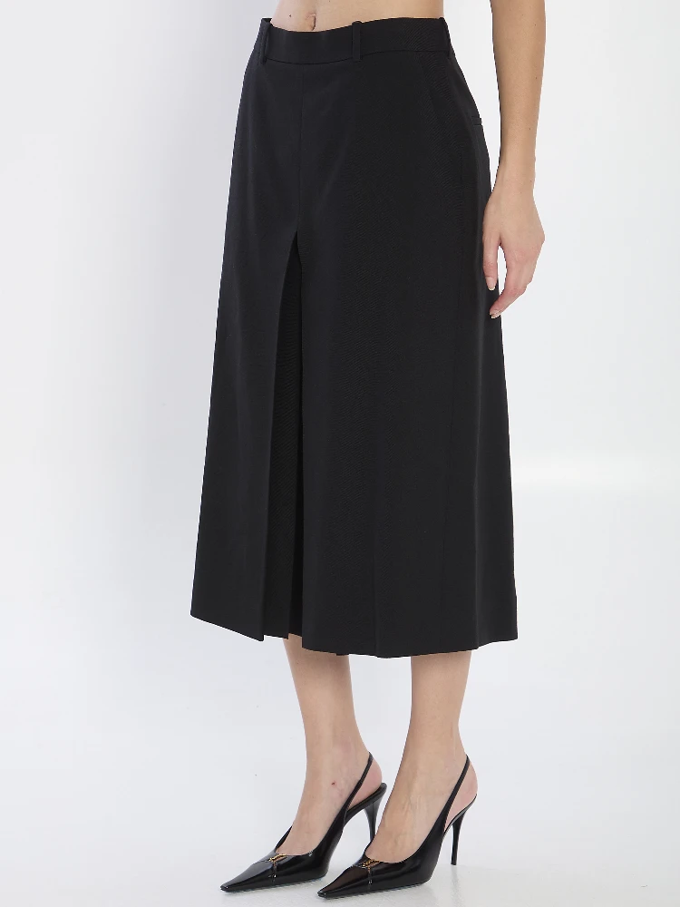 Wool skirt-pants alternative
