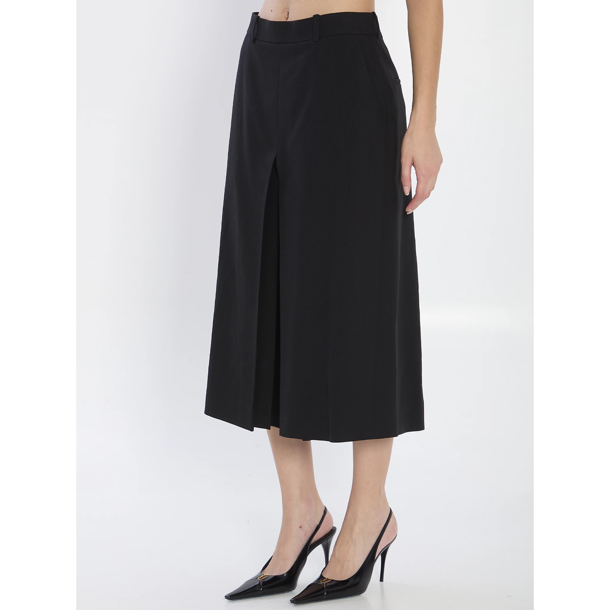 Wool skirt-pants