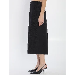 Wool skirt-pants