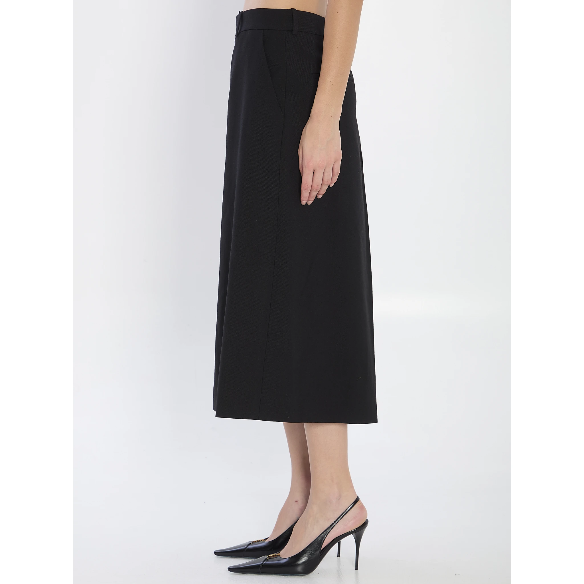 Wool skirt-pants