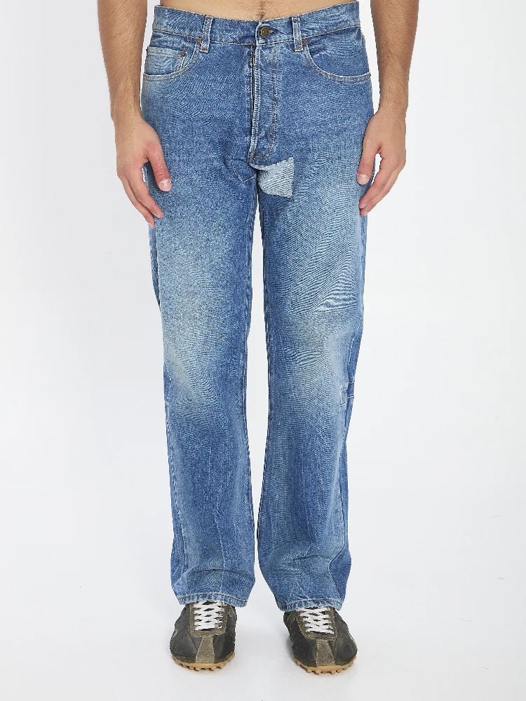 Jeans with patch