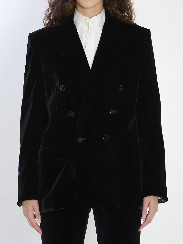 Cassandre jacket in velvet