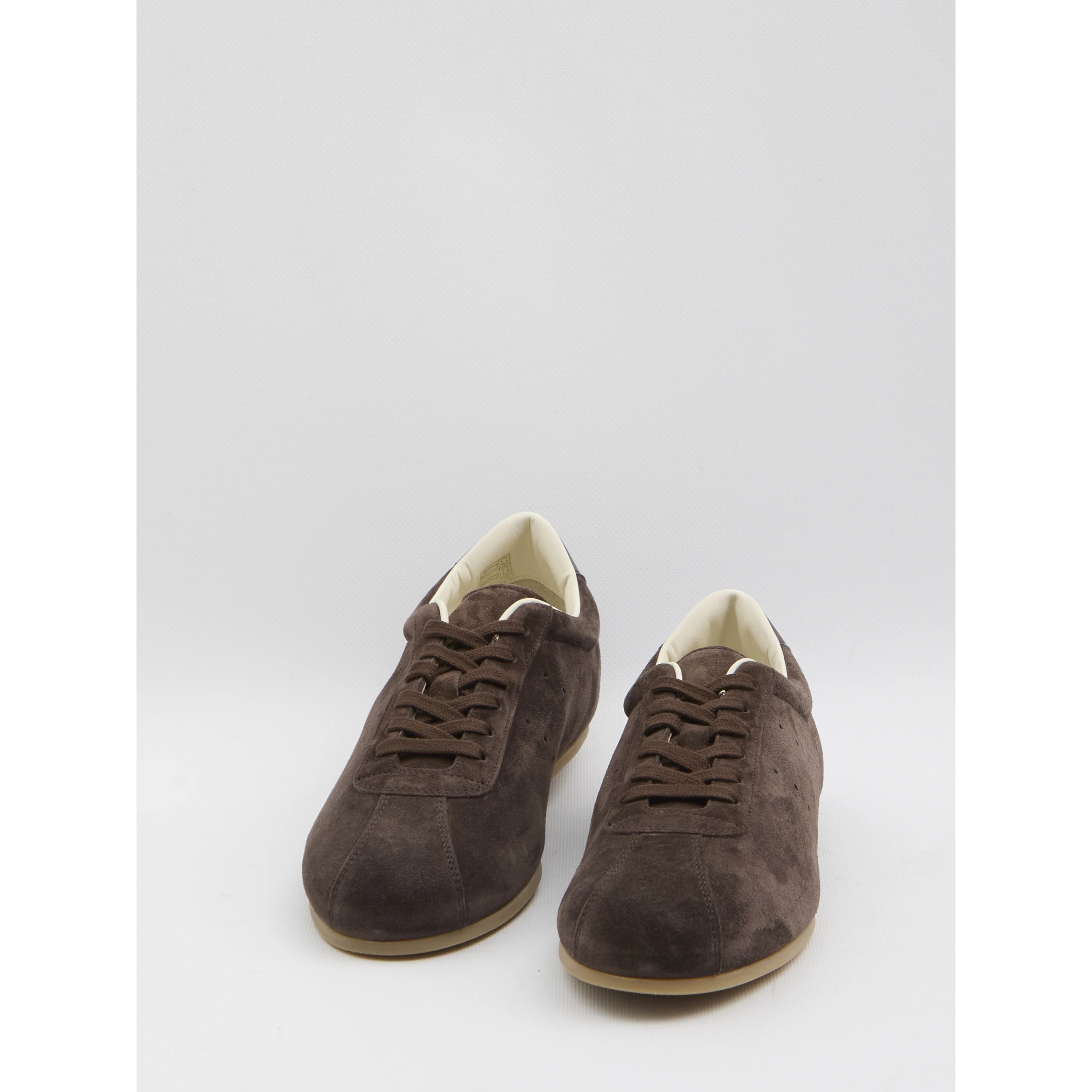 Driving sneakers in suede